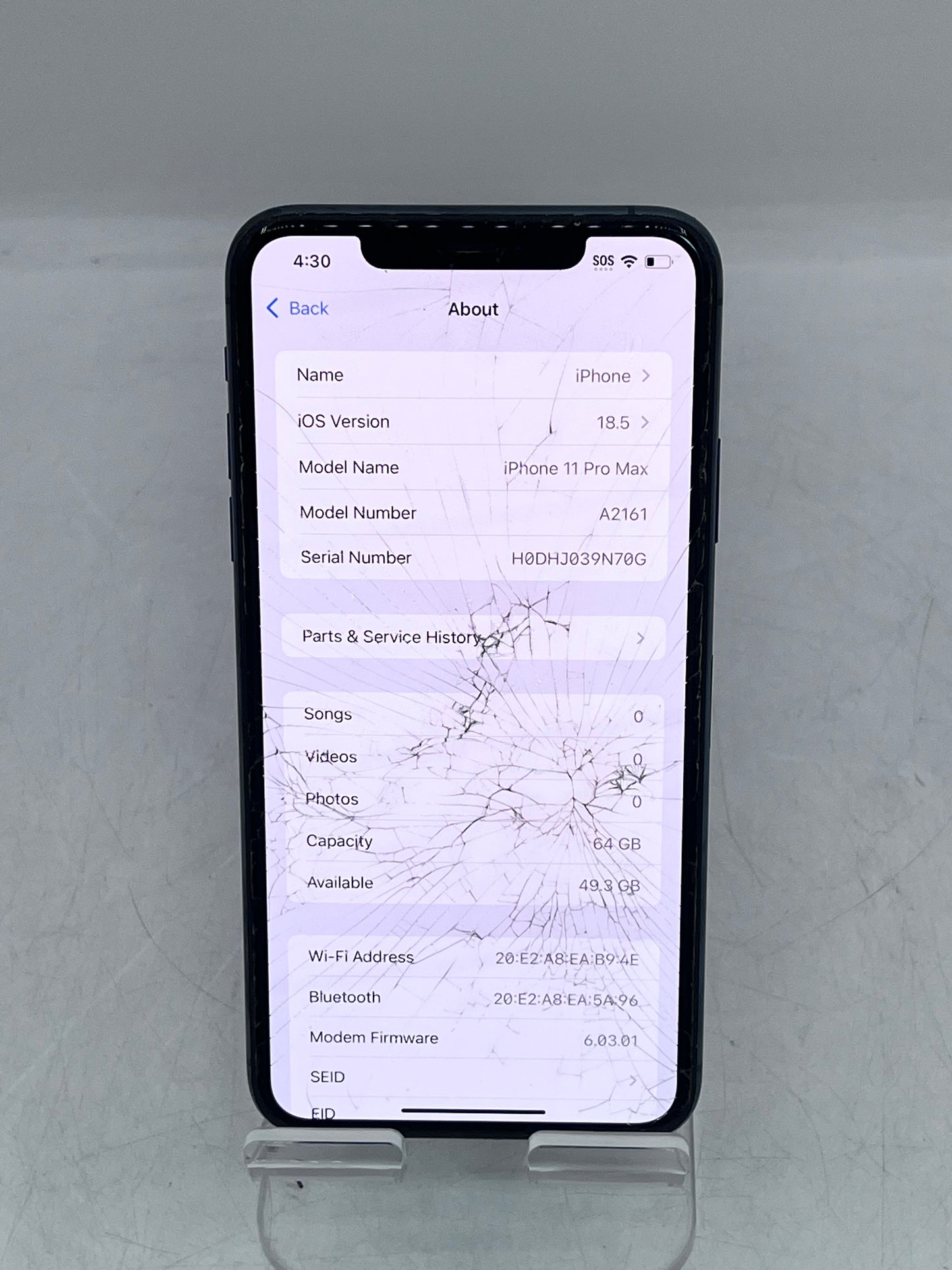 Apple iPhone 11 Pro Max NWGJ2LL/A A2161  128GB Unlocked - Green