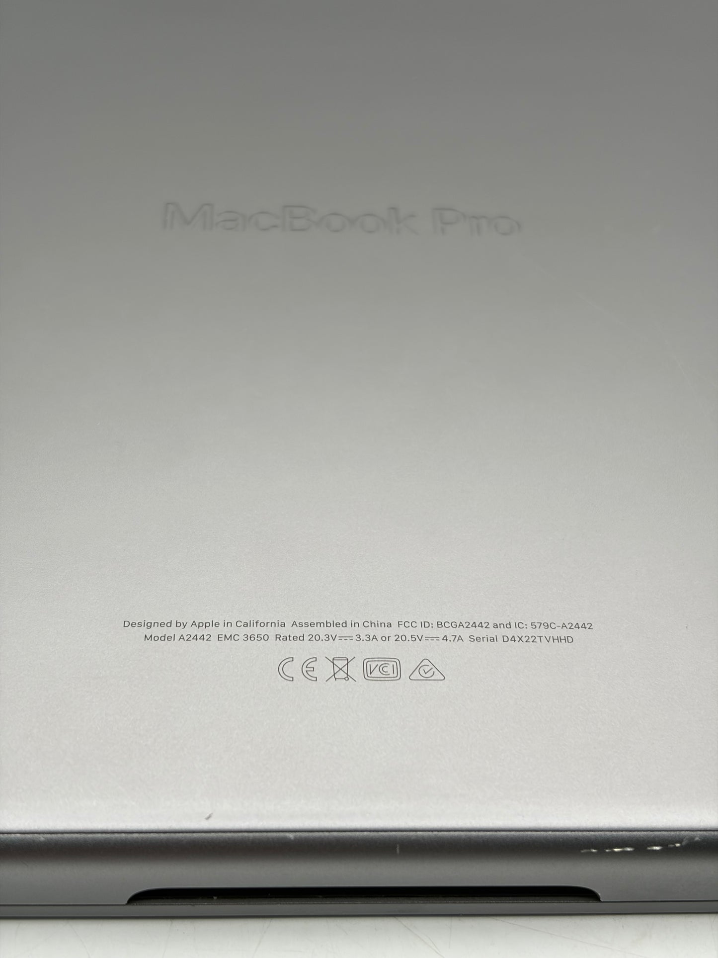 2021 Apple MacBook Pro 14" M1 Pro 16GB 512GB A2442 MKGR3LL/A Space Gray
