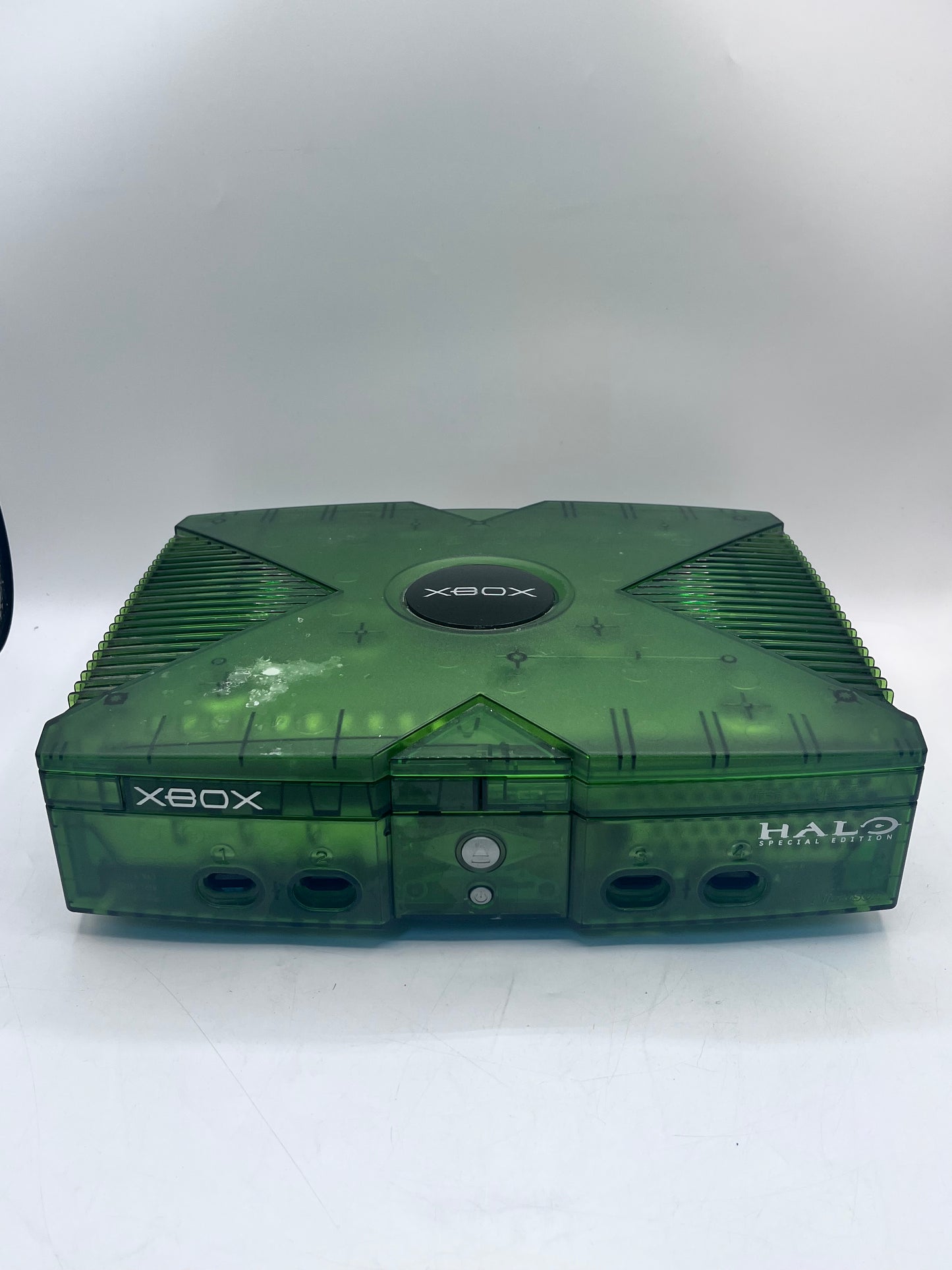 Original Xbox Halo Special Edition Green Console -TESTED WORKING Free Shipping
