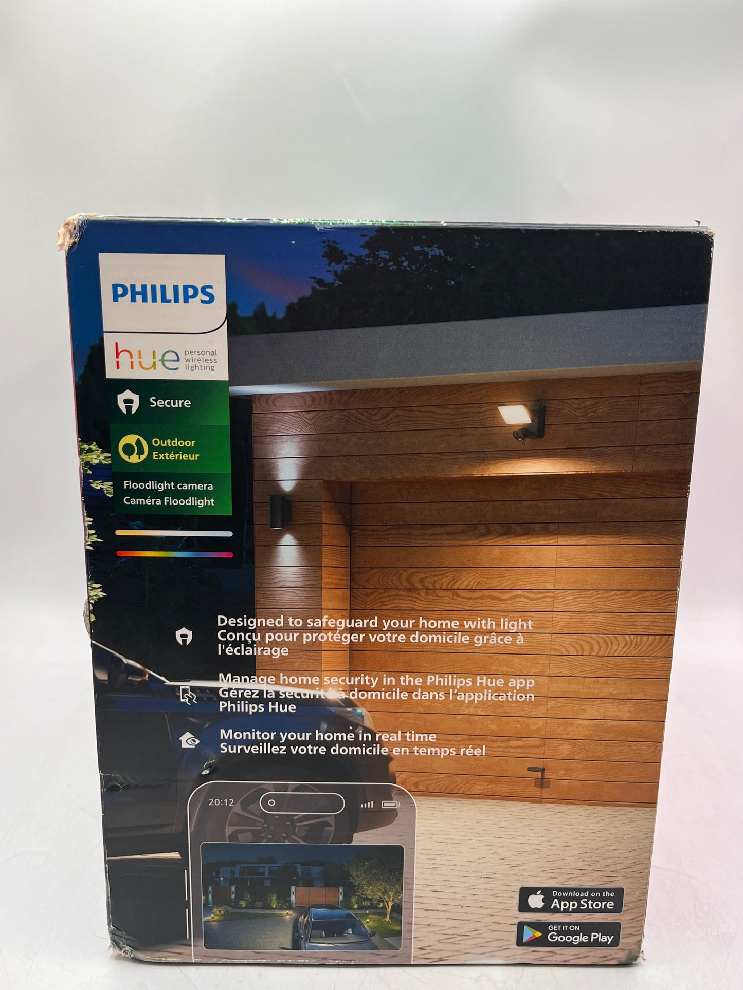 Philips Hue Secure Floodlight with Camera 1080P Video, Night Vision - BRAND NEW