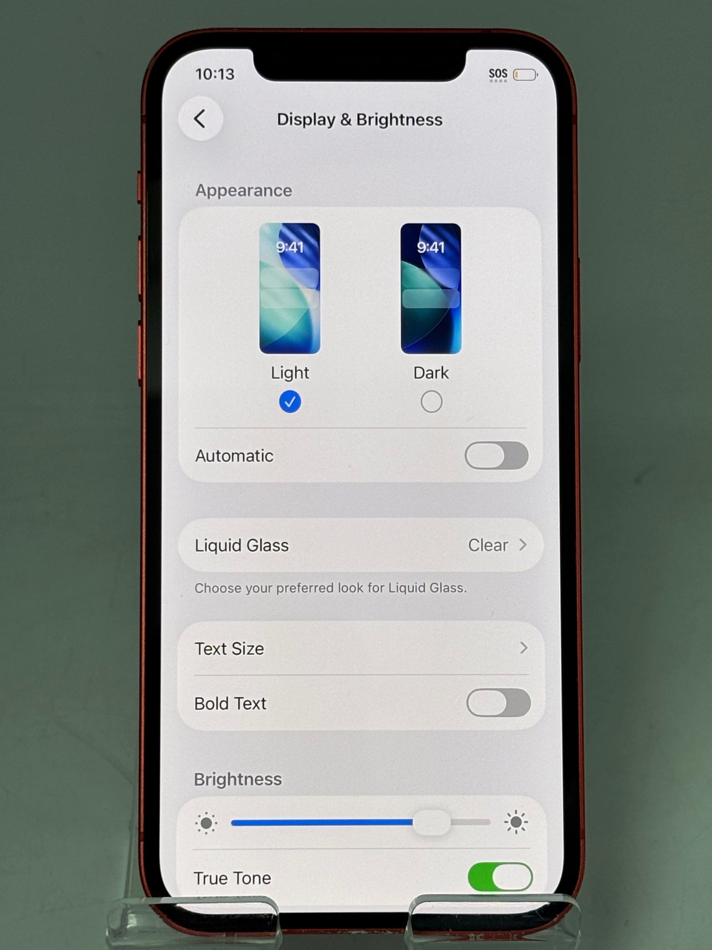 Unlocked Apple iPhone 12 MGH83LL/A A2172 64GB Red 82% BATT