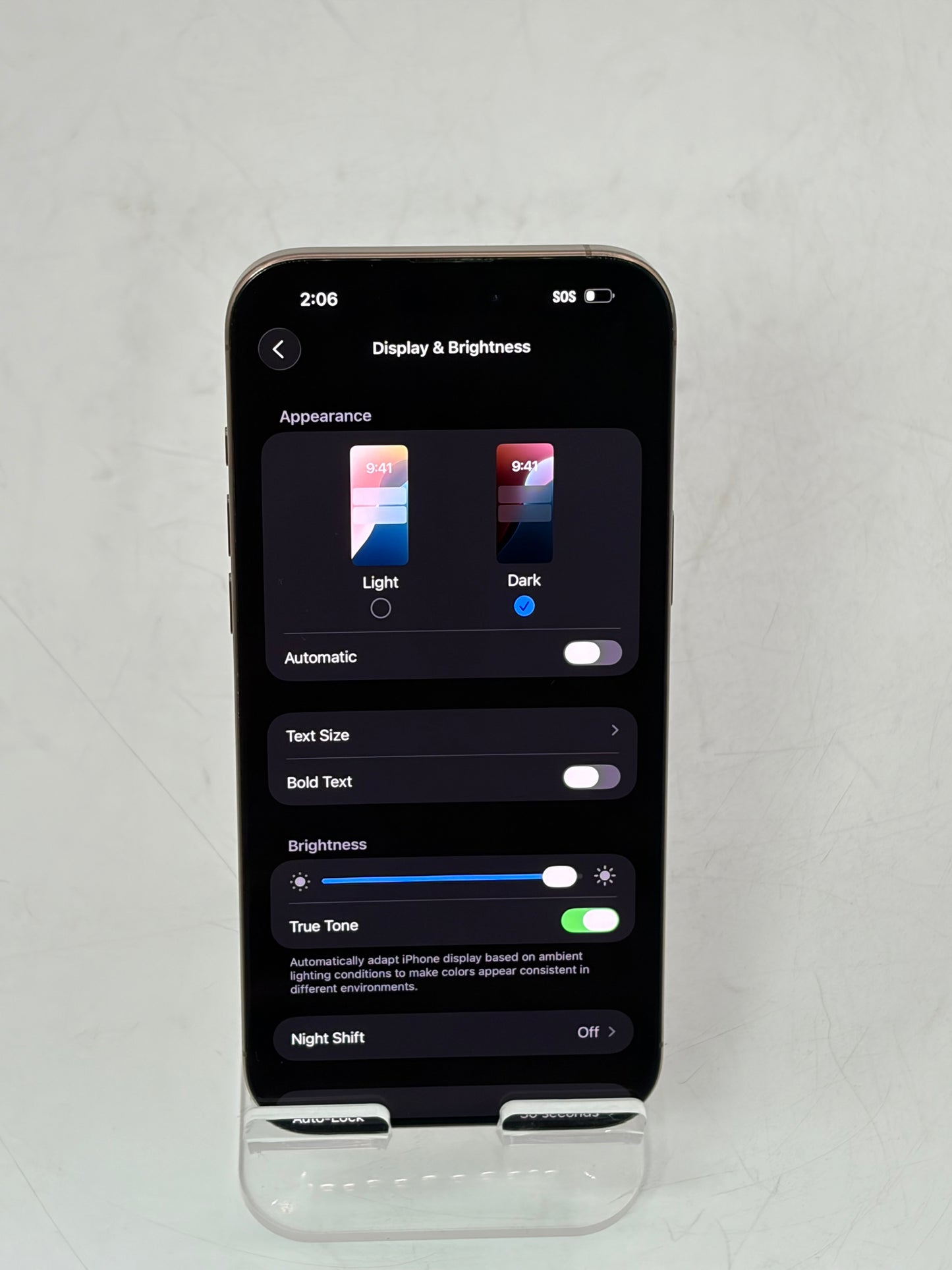 Unlocked Apple iPhone 16 Pro Max 256GB Desert Titanium A3084 MYW53LL/A 96% BH