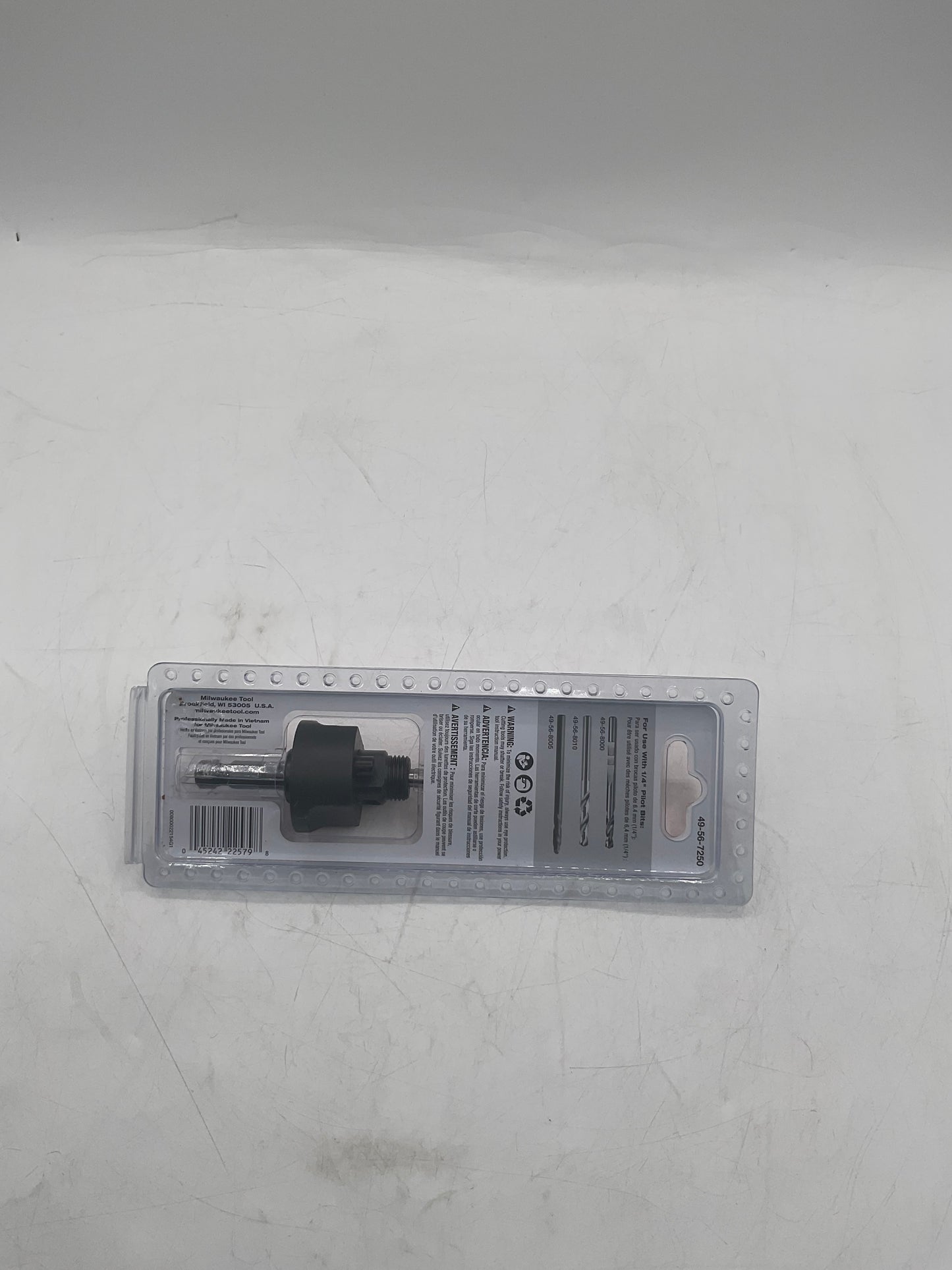 Milwaukee 3/8" Shank Ergo Quick Change Hole Saw Arbor Black
