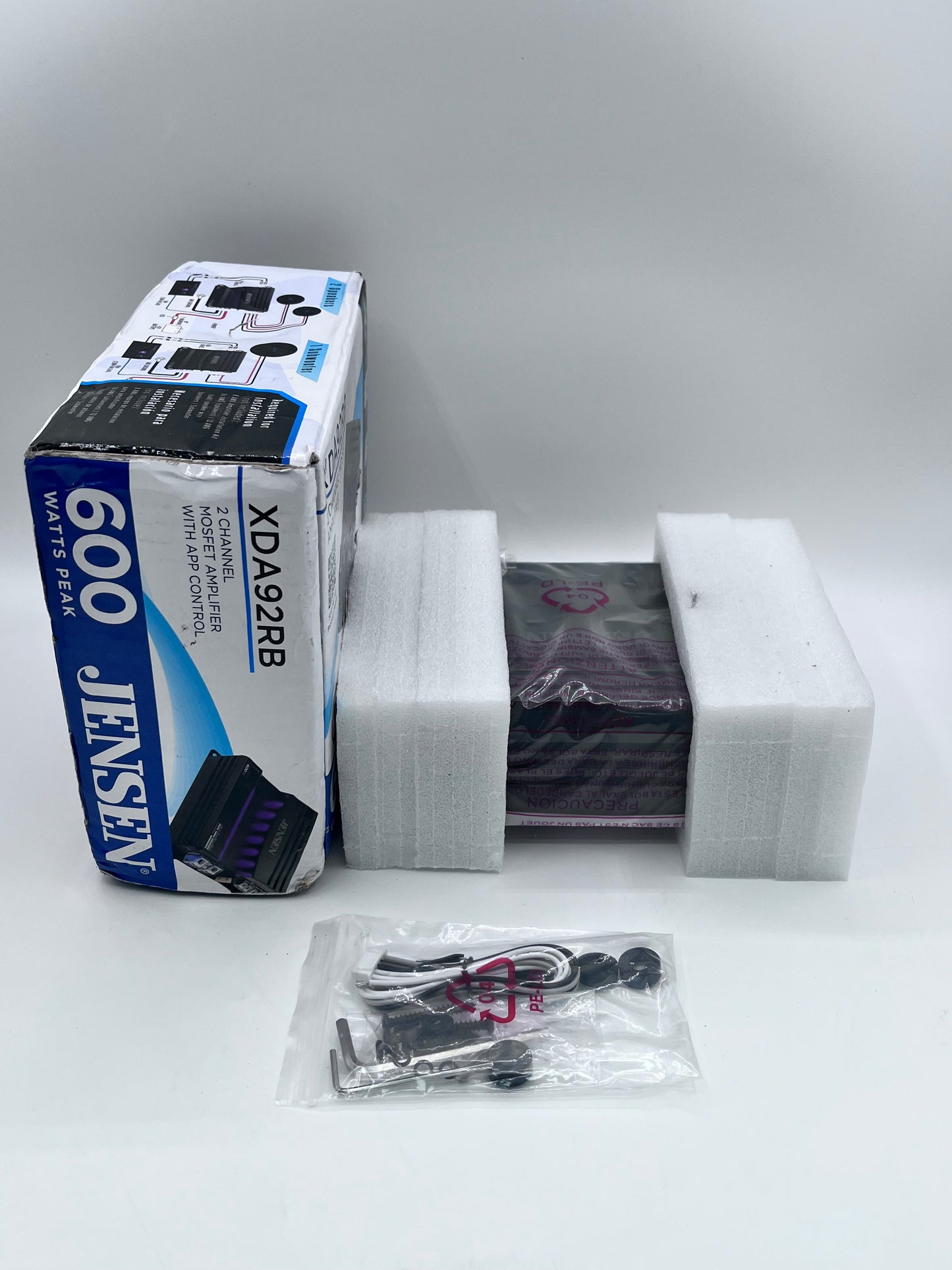 JENSEN XDA92RB 2 Channel MOSFET Amplifier READ