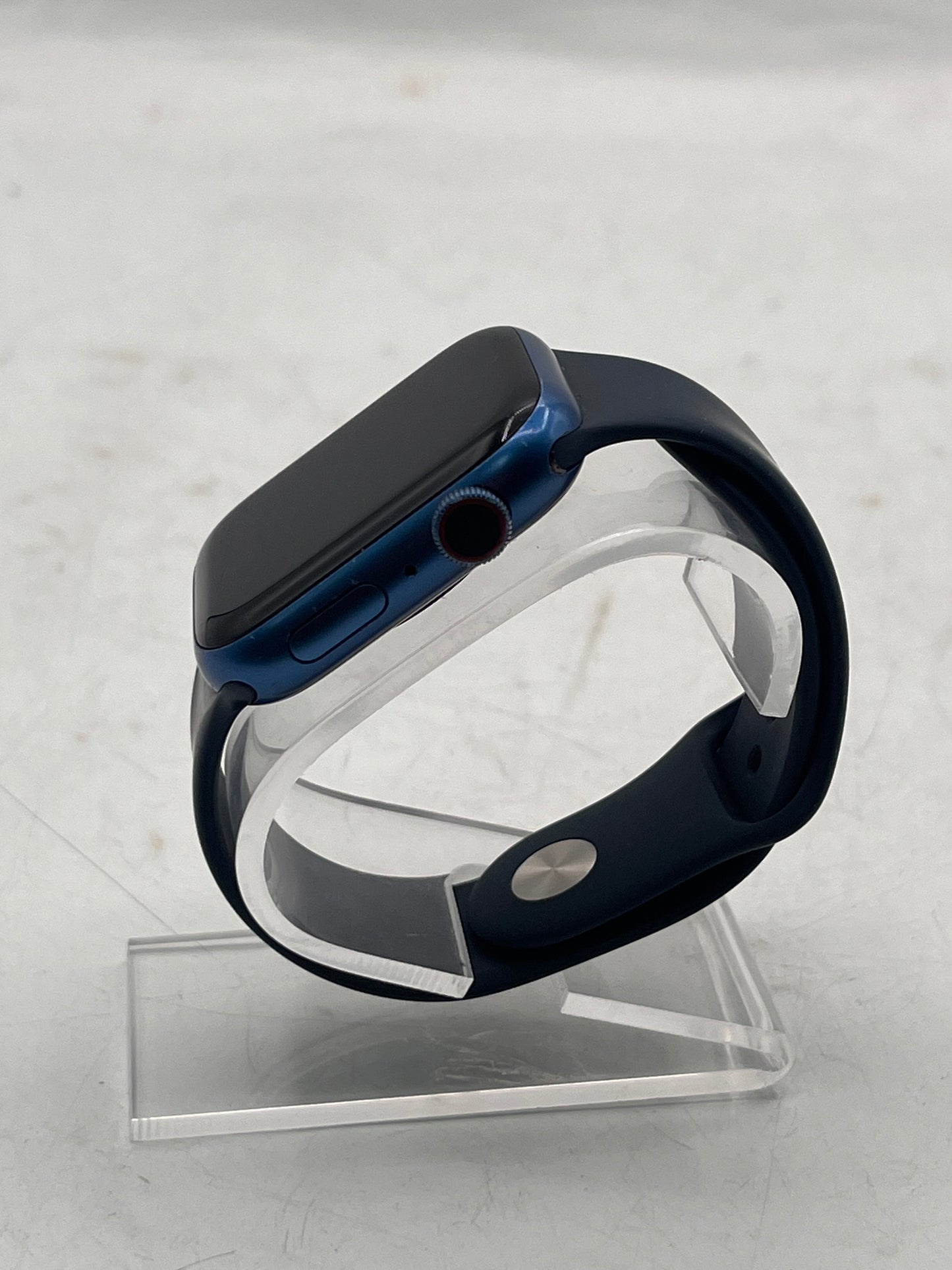 Apple Watch Series 7 Cellular A2477 45mm Midnight Aluminum GPS + Cellular - Blue