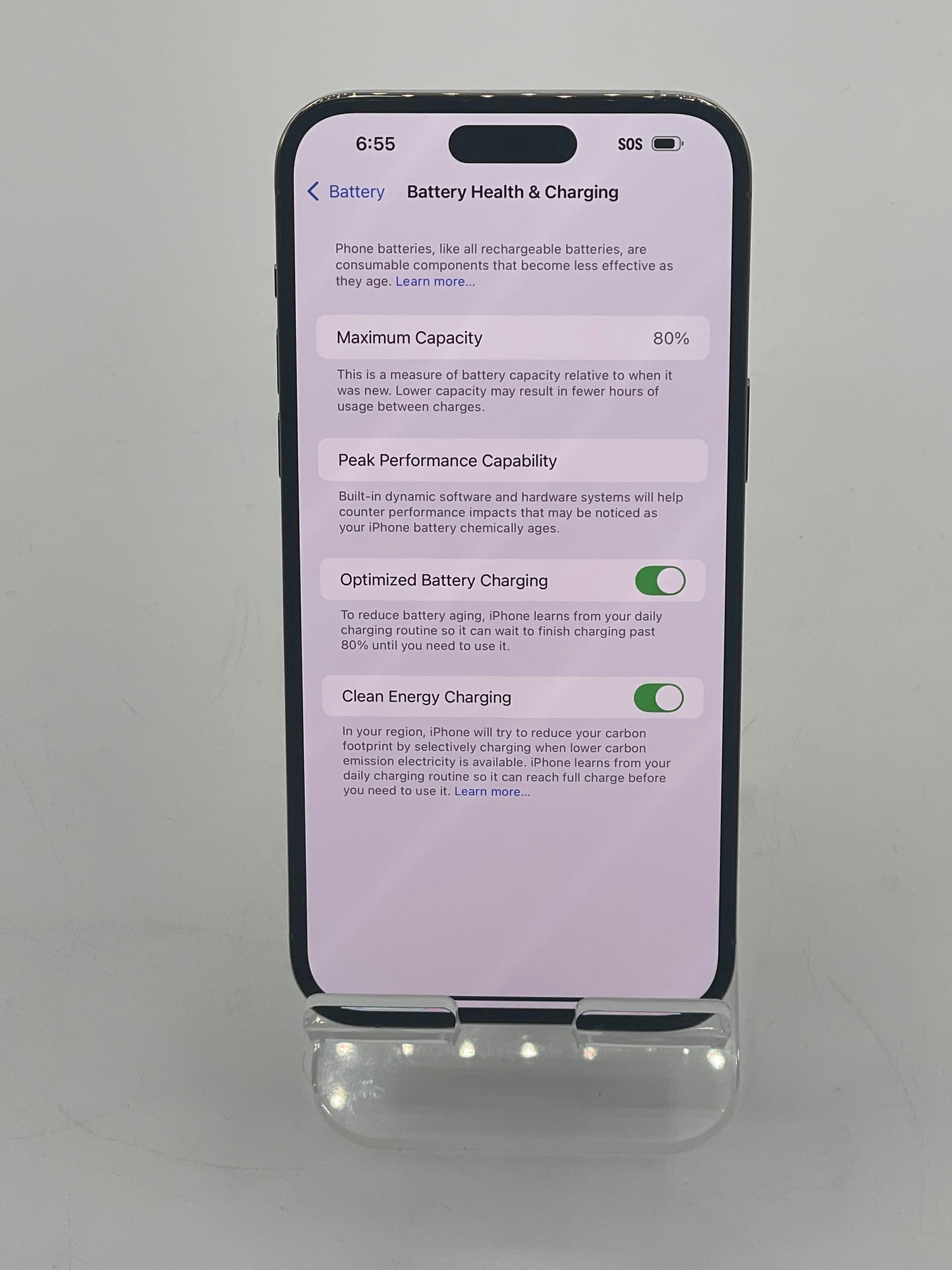 Unlocked Apple iPhone 14 Pro Max 6.7" 128GB Gold A2651 MQ8Q3LL/A 80% Battery