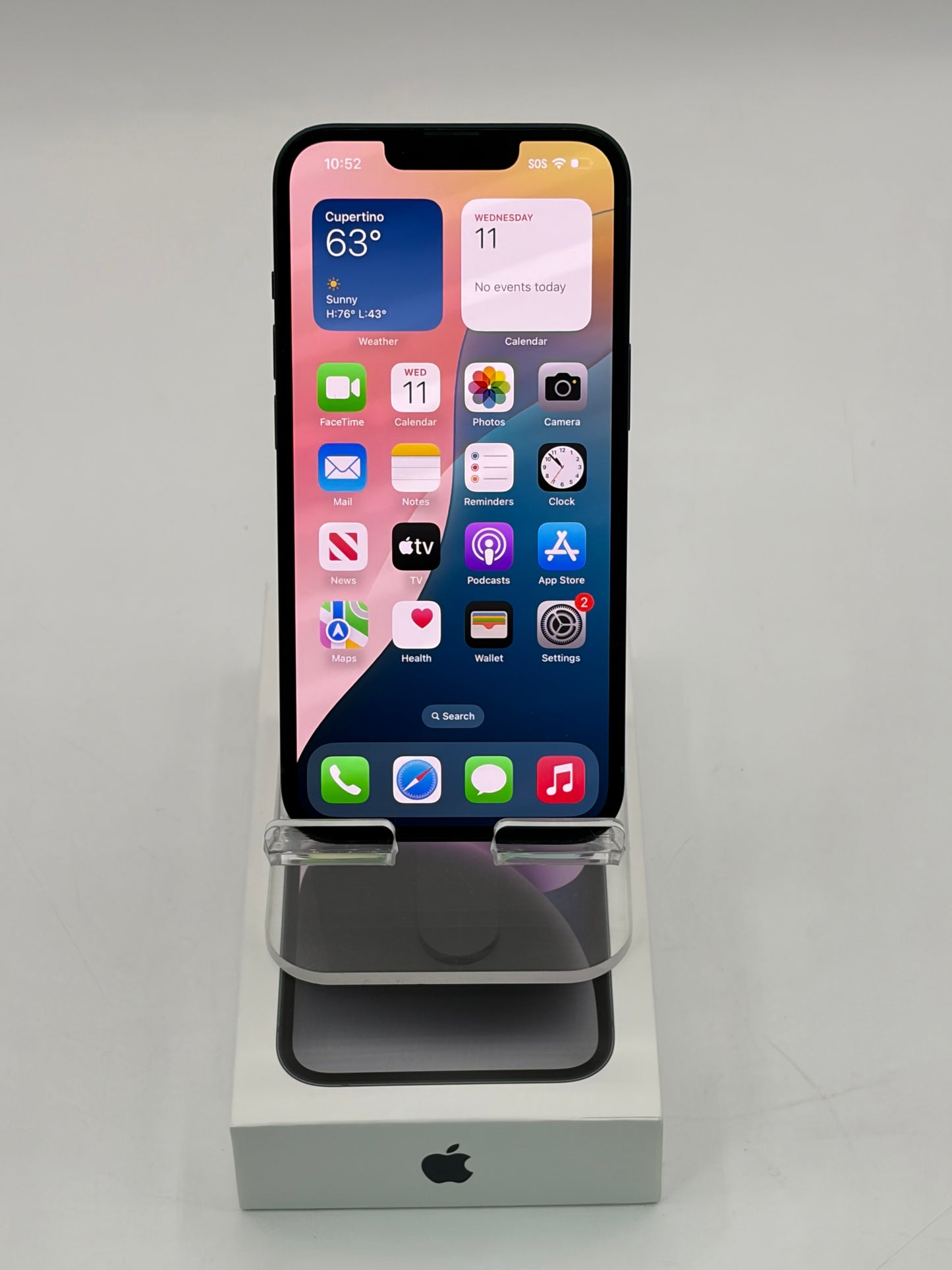 Unlocked Apple iPhone 14 128GB - A2649 MPUA3LL/A Midnight 100% Battery Near Mint