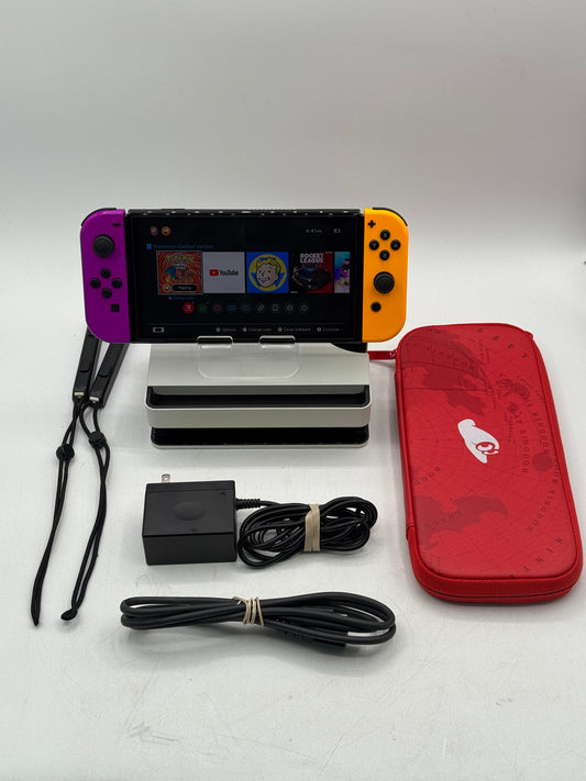 Nintendo Switch OLED Model HEG-001 64GB Console w/ Accessories Free Shipping