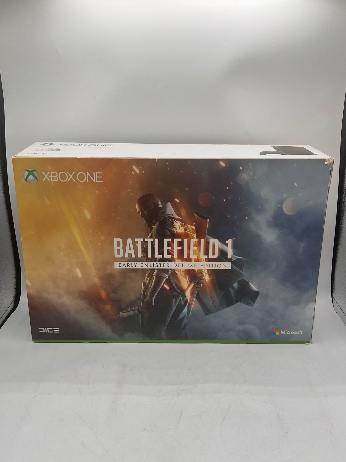 Microsoft Xbox One S 1TB Console Gaming System Battlefield 1 Military Green 1681