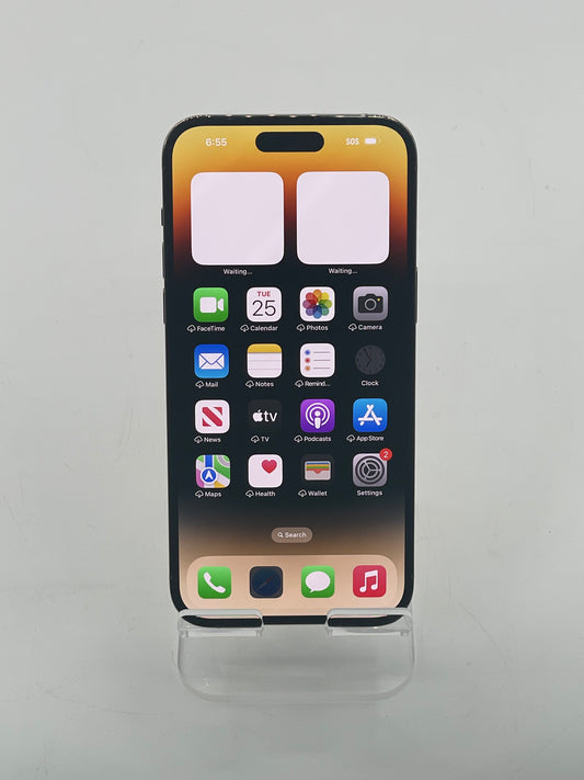 Unlocked Apple iPhone 14 Pro Max 6.7" 128GB Gold A2651 MQ8Q3LL/A 80% Battery