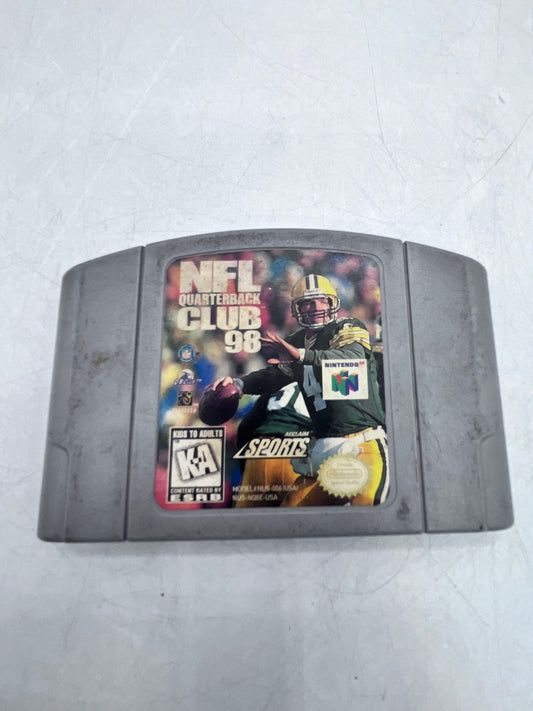 Nintendo 64 NFL Quarterback Club 98 Video Game - Free Shipping!!