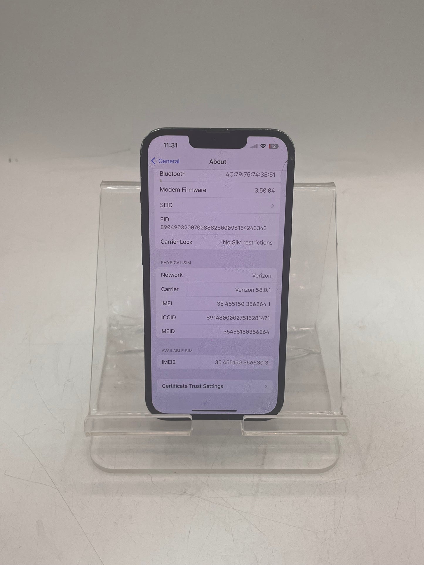 Unlocked  Apple iPhone 13 128GB MLA23LL/A A2482 Black READ