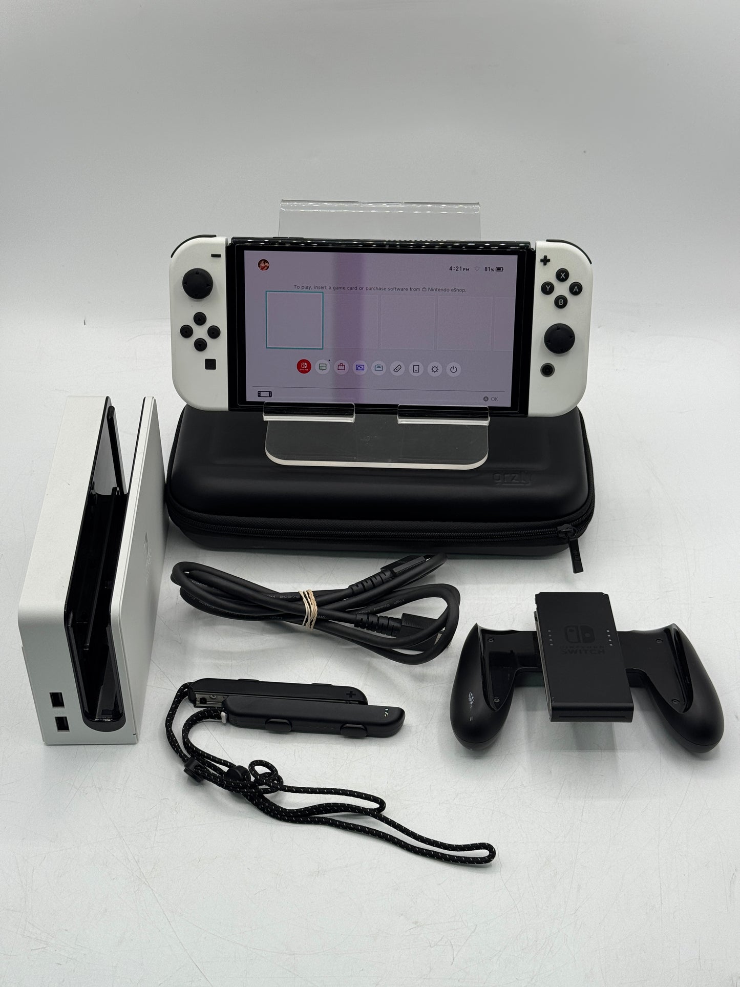 Nintendo Switch OLED HEG-001  64GB Mint Condition Tested w/ Accessories Free Shipping
