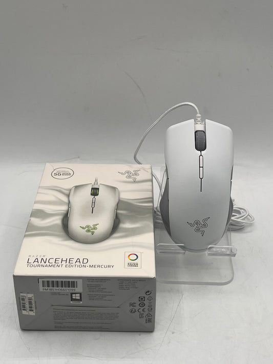 Razer Lancehead Tournament Edition Mercury RGB Wired Mouse - Gray