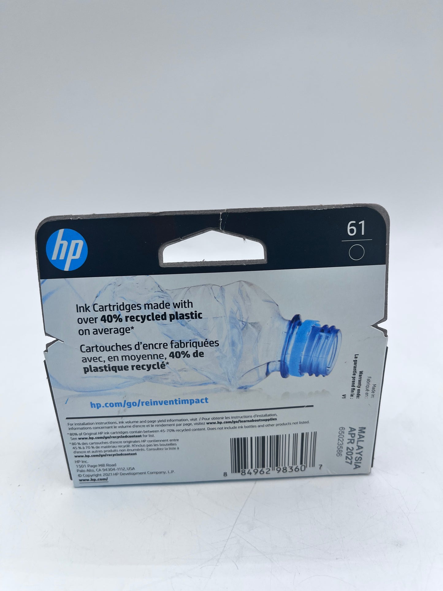 HP 61 Black Printer Toner Cartridge