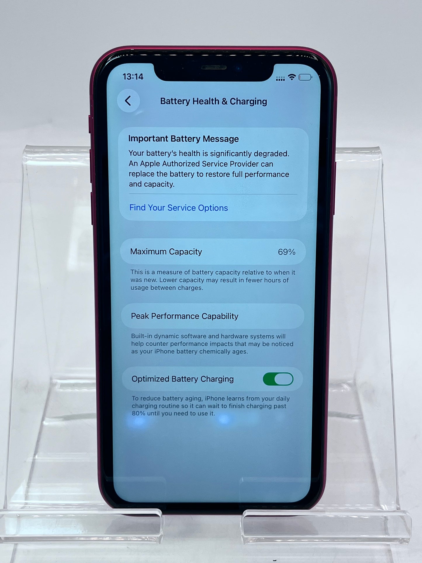 Unlocked Apple iPhone 11 6.1" MWK22LL/A A2111 64GB - Red