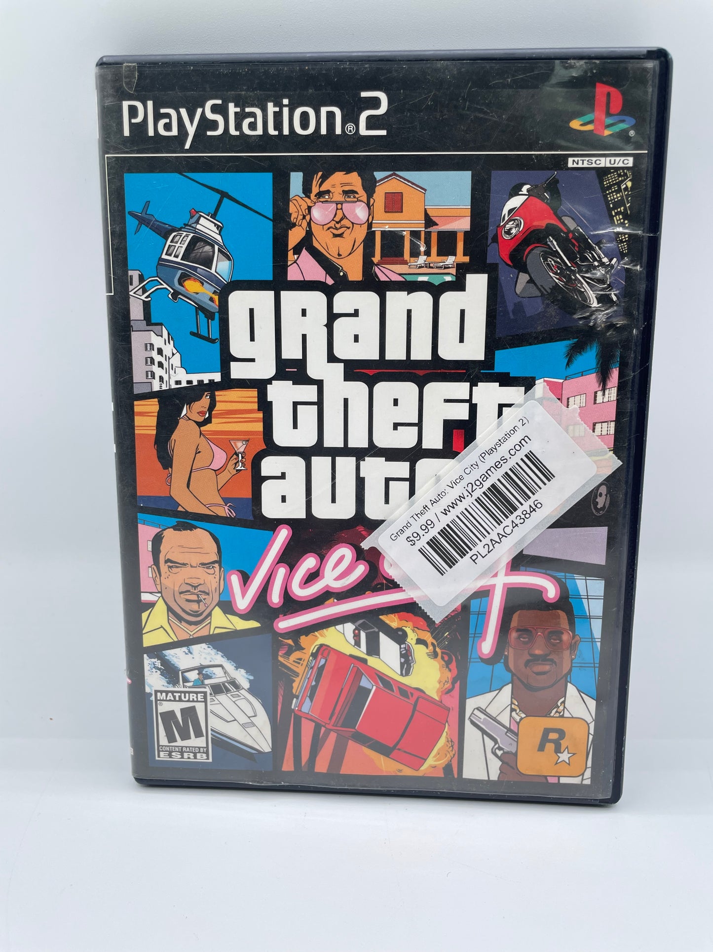 Grand Theft Auto Vice City (PS2) - Used with Box - Free Shipping