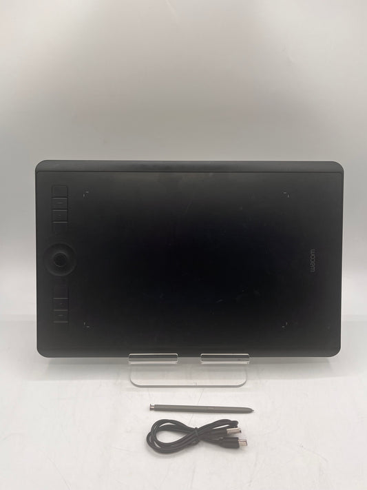 Wacom PTH660 Intuos Pro Medium Graphic Tablet with Pen and USB Cable