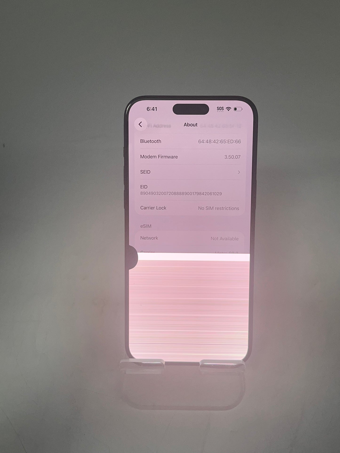 Unlocked Apple iPhone 15 Pro Max 256GB MU7Q3LL/A A2849 GoId Broken