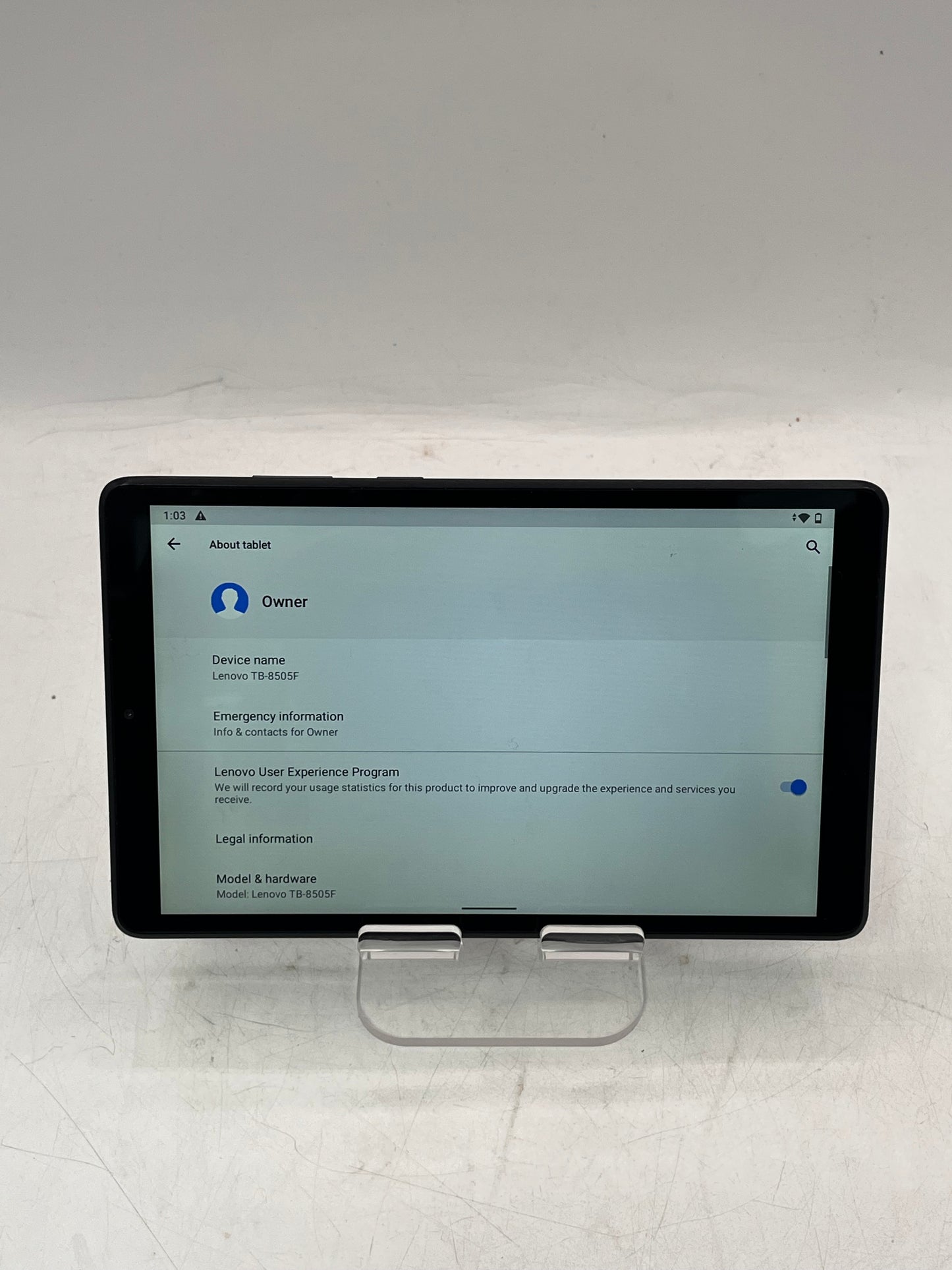 Unlocked Lenovo TB-8505F 32GB WiFi Tablet Black
