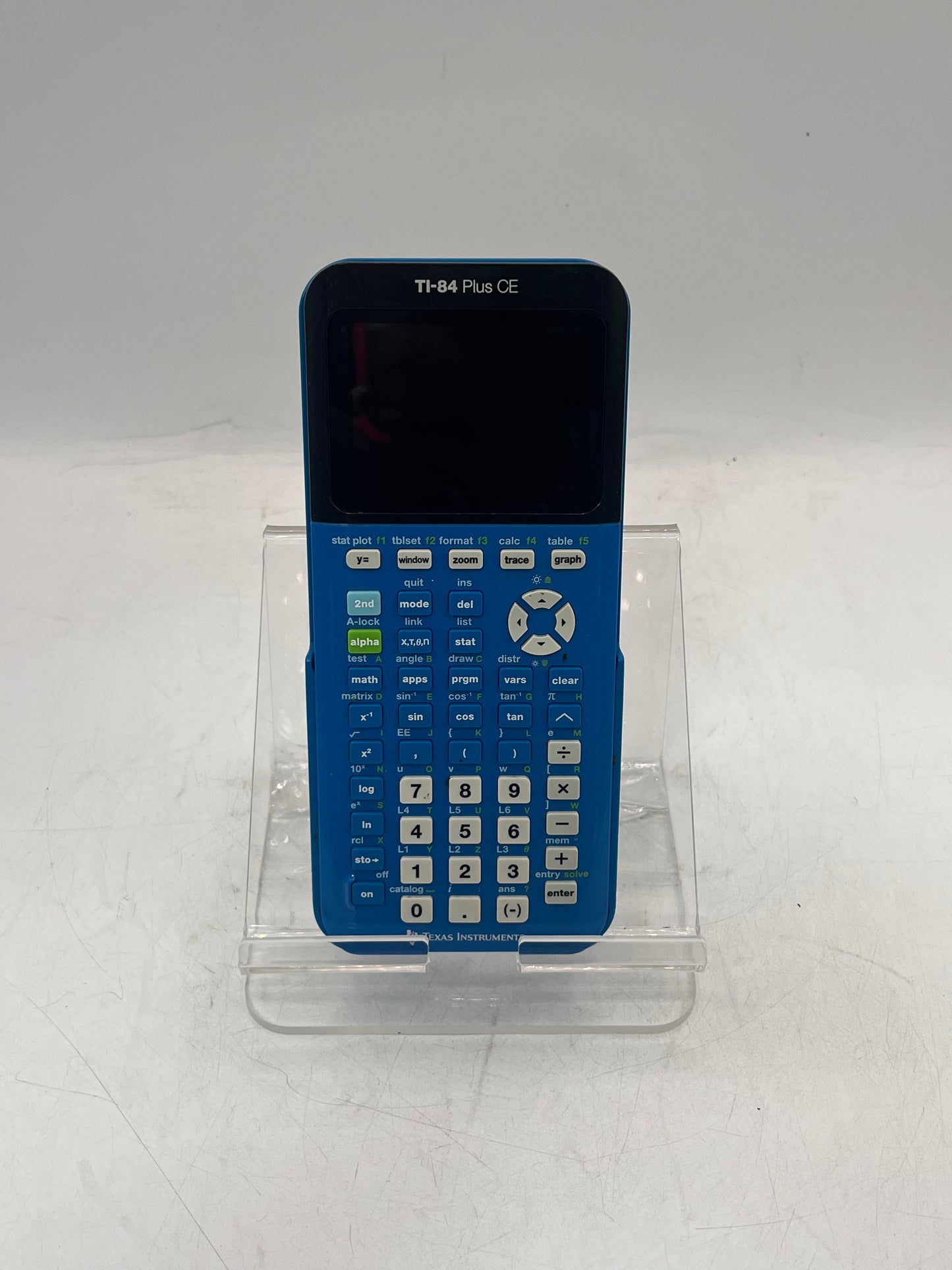 Texas Instruments TI-84 Plus CE Graphing Calculator - Blue