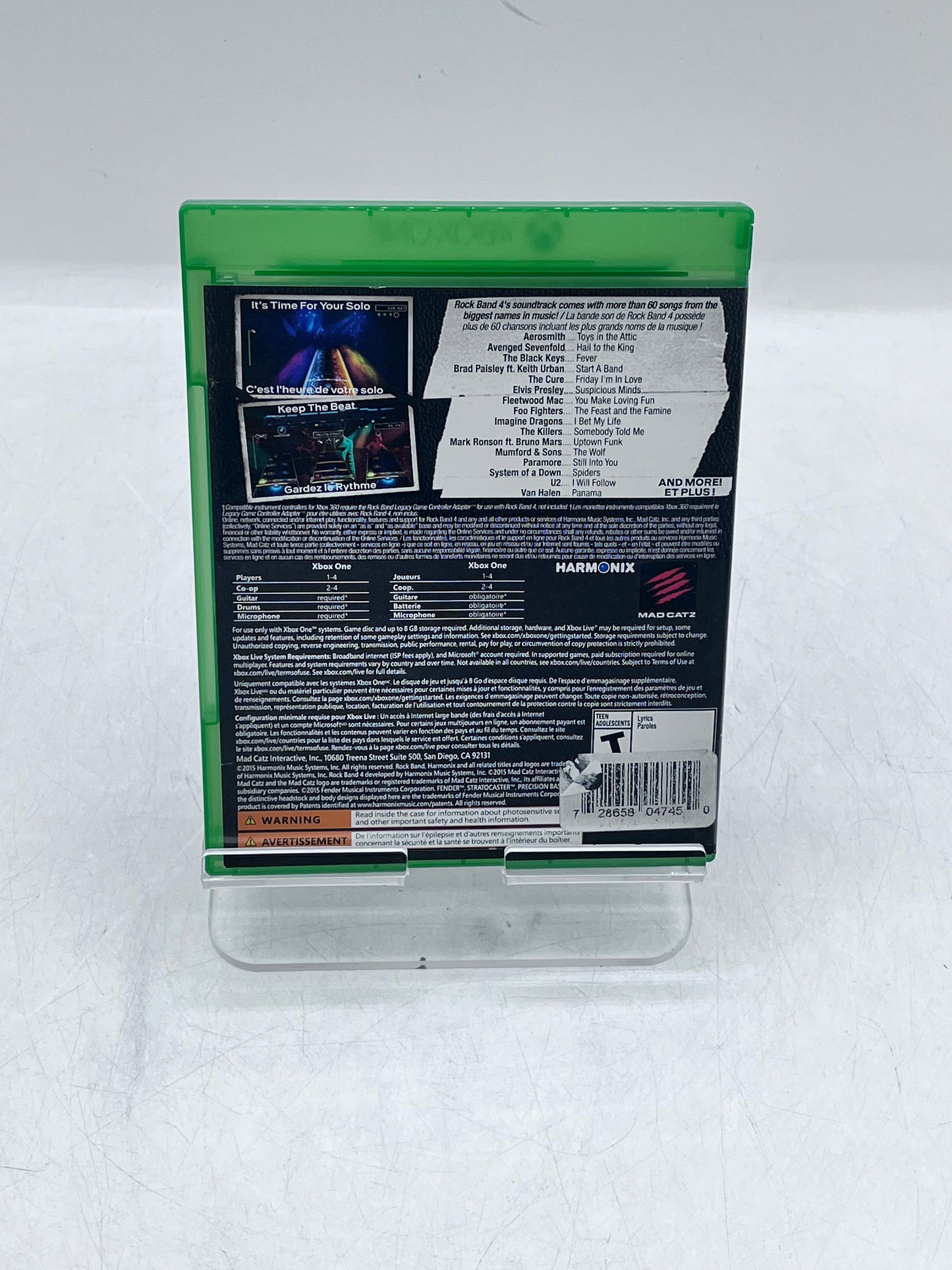 Rock Band 4 Game - Xbox One - Free Shipping