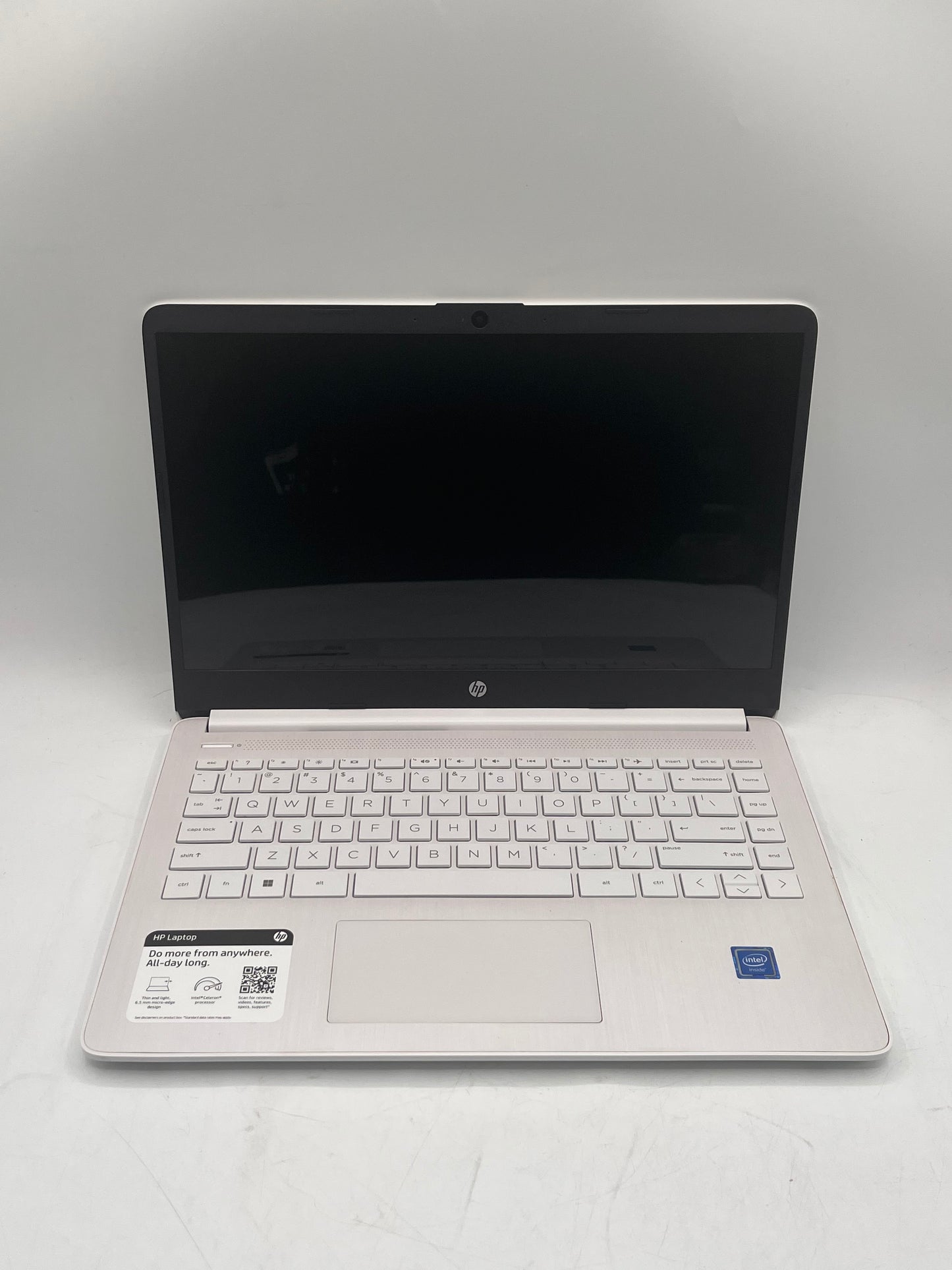 HP 14-DQ0052DX  Laptop Intel Celeron 4GB 64GB White