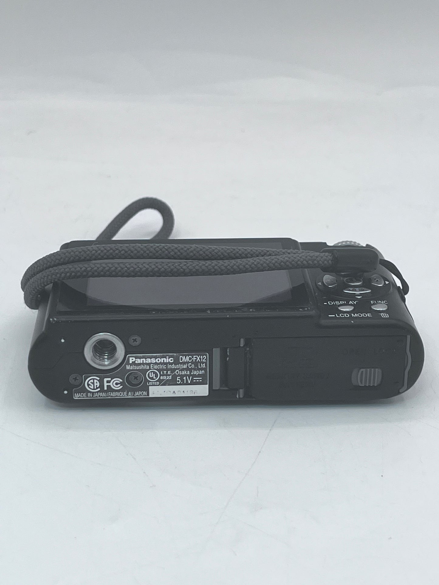 Lumix DMC-FX12 Digital Camera Black