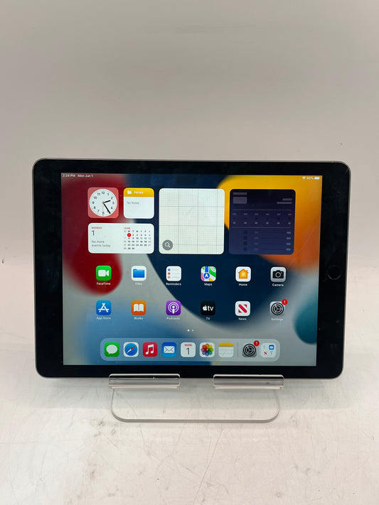 Apple iPad Air 2nd Gen A1566 64GB Wi‑Fi Only Tablet Space Gray Broken Screen