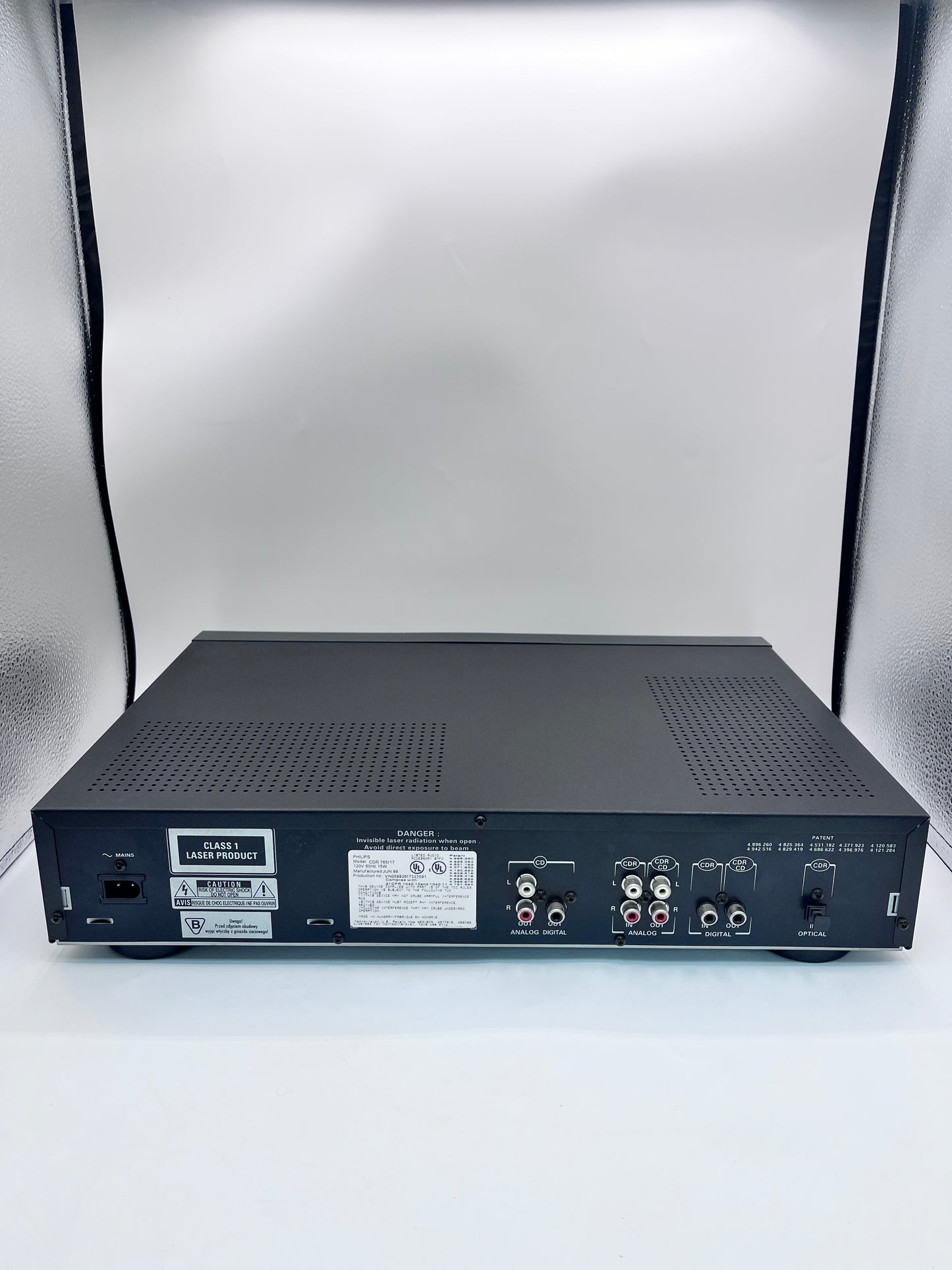 Philips CDR765/17 Pro Audio Equipment - Black