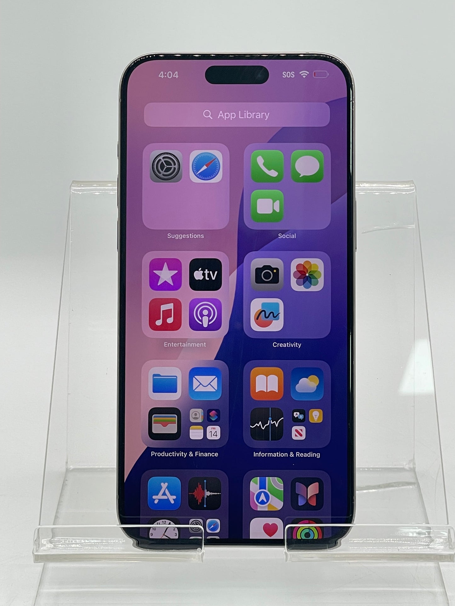 Apple iPhone 15 Pro Max 256GB A2949 MU683LL/A White Titanium T-Mobile Only