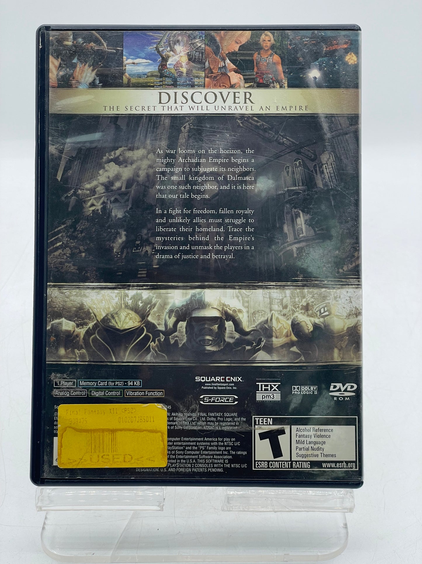 Final Fantasy XII - Sony PlayStation 2 PS2 Video Game