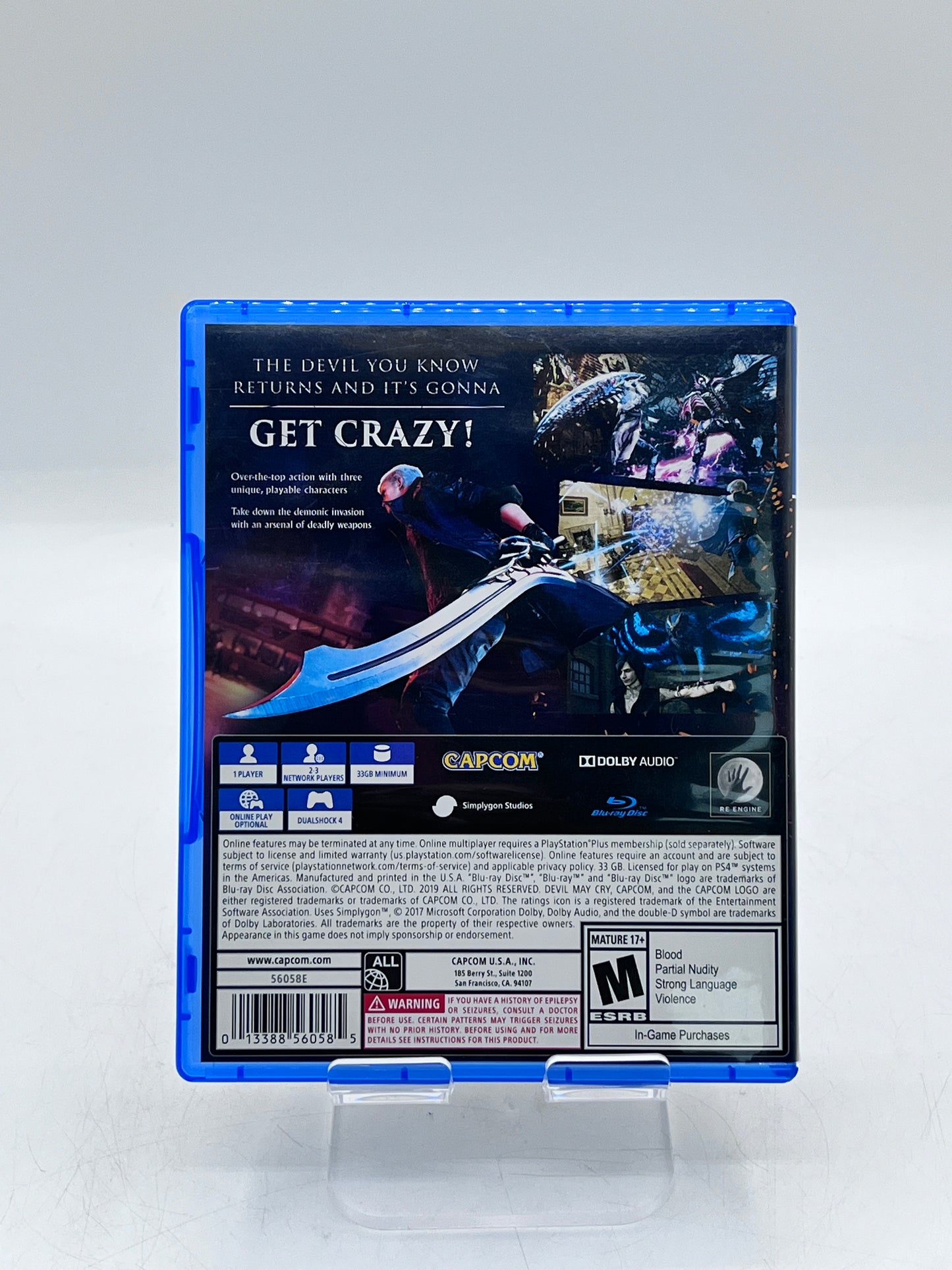 Devil May Cry 5 - Sony PlayStation 4 PS4 Video Game
