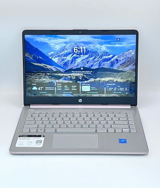 HP Laptop 14-dq0054dx 14" Celeron 1.1GHz 4GB RAM 64GB SSD