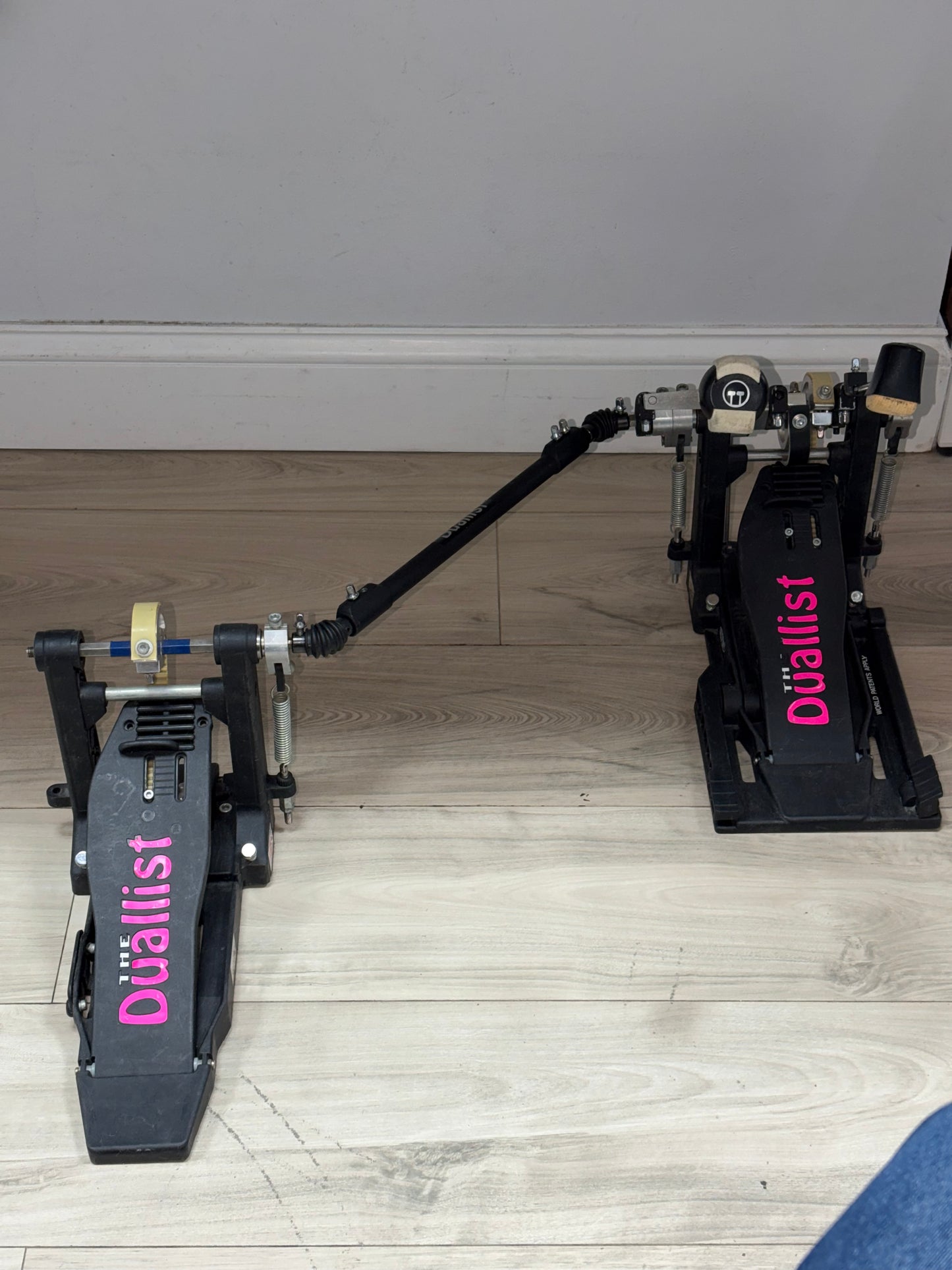 The Dualist D3 Triple Bass Drum Pedal Dual Belt Drive with Bass Attachments