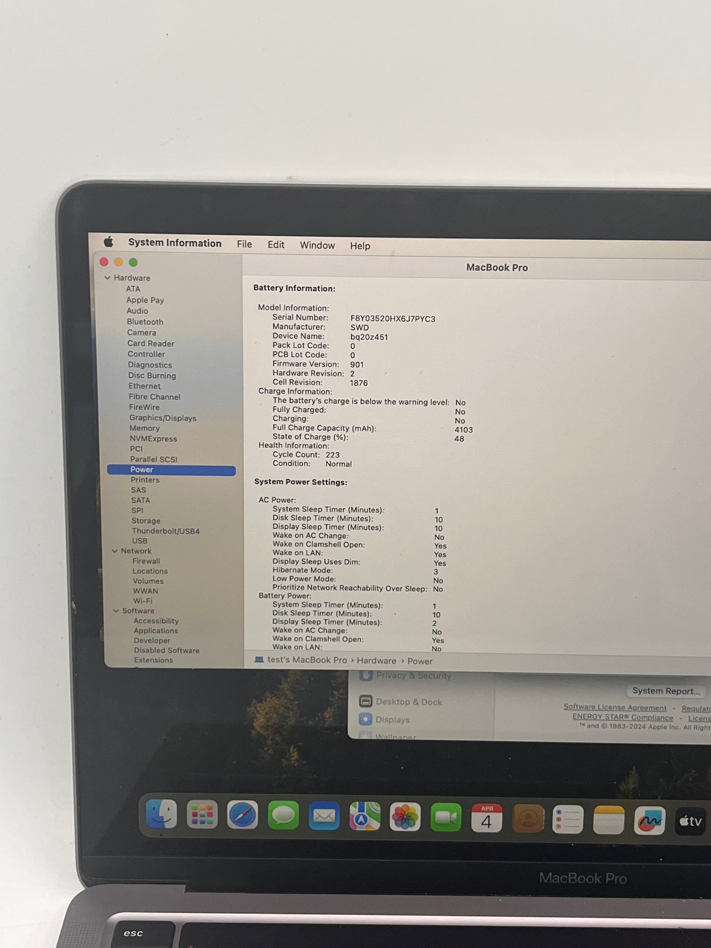 Apple MacBook Pro 13" A2251 (2020) Core i5 16GB 512GB Space Gray