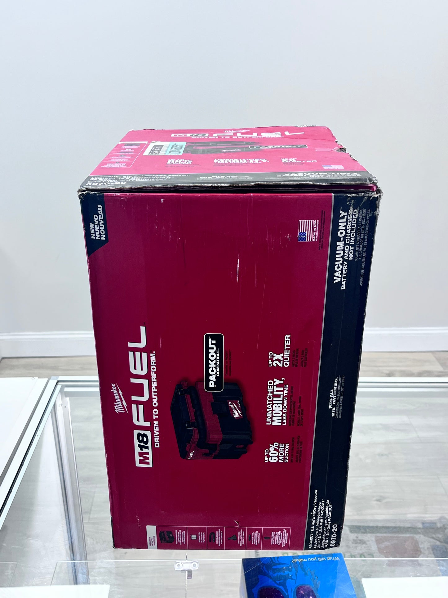 Milwaukee M18 Fuel 2.5 Gallon Wet/Dry Vacuum 0970-20- New