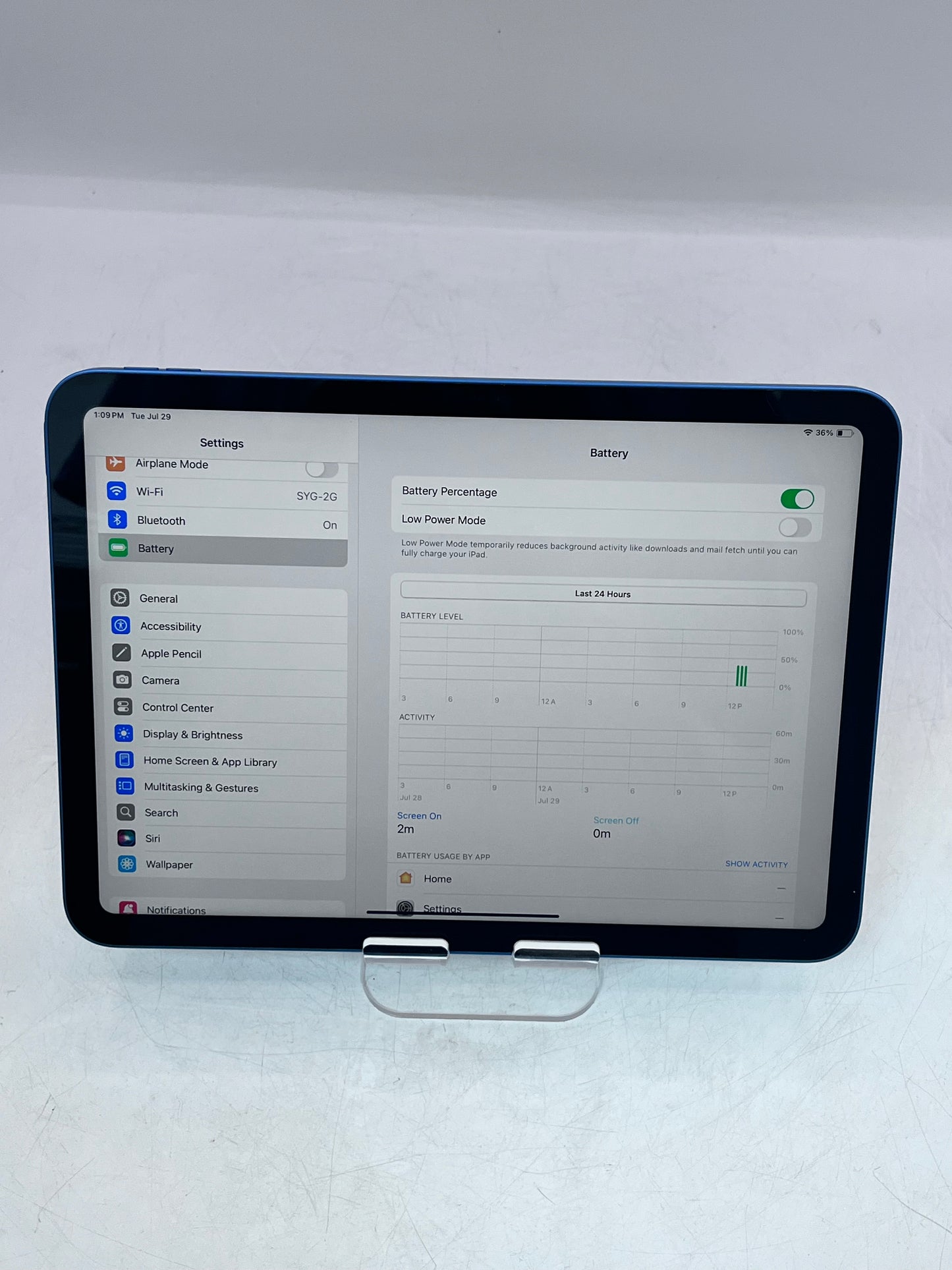 Apple iPad 10th Generation A2696 MPQ13LL/A (2022) 64GB Wi-Fi - Blue