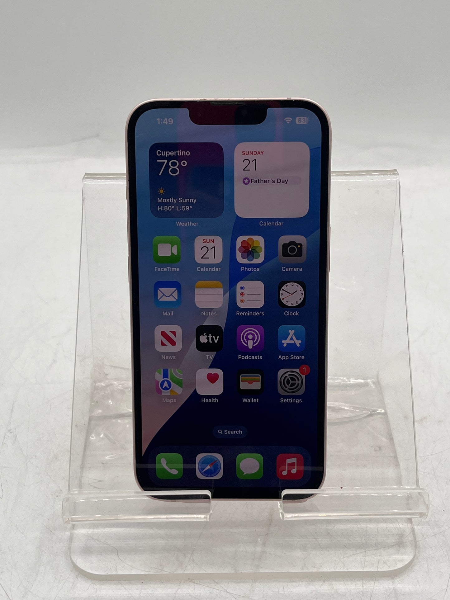 Unlocked Apple iPhone 13 MLMN3LL/A A2482 128GB Pink Free Shipping