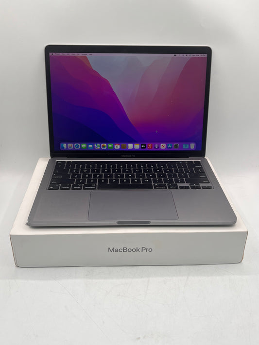 2020 Apple MacBook Pro 13" M1 8GB 256GB A2338 MYD82LL/A Space Gray 213 Cycle Count