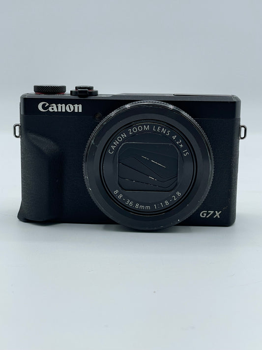 Canon PowerShot G7 X Mark III 20.2MP 4K Digital Camera 4.2x Optical Zoom Black