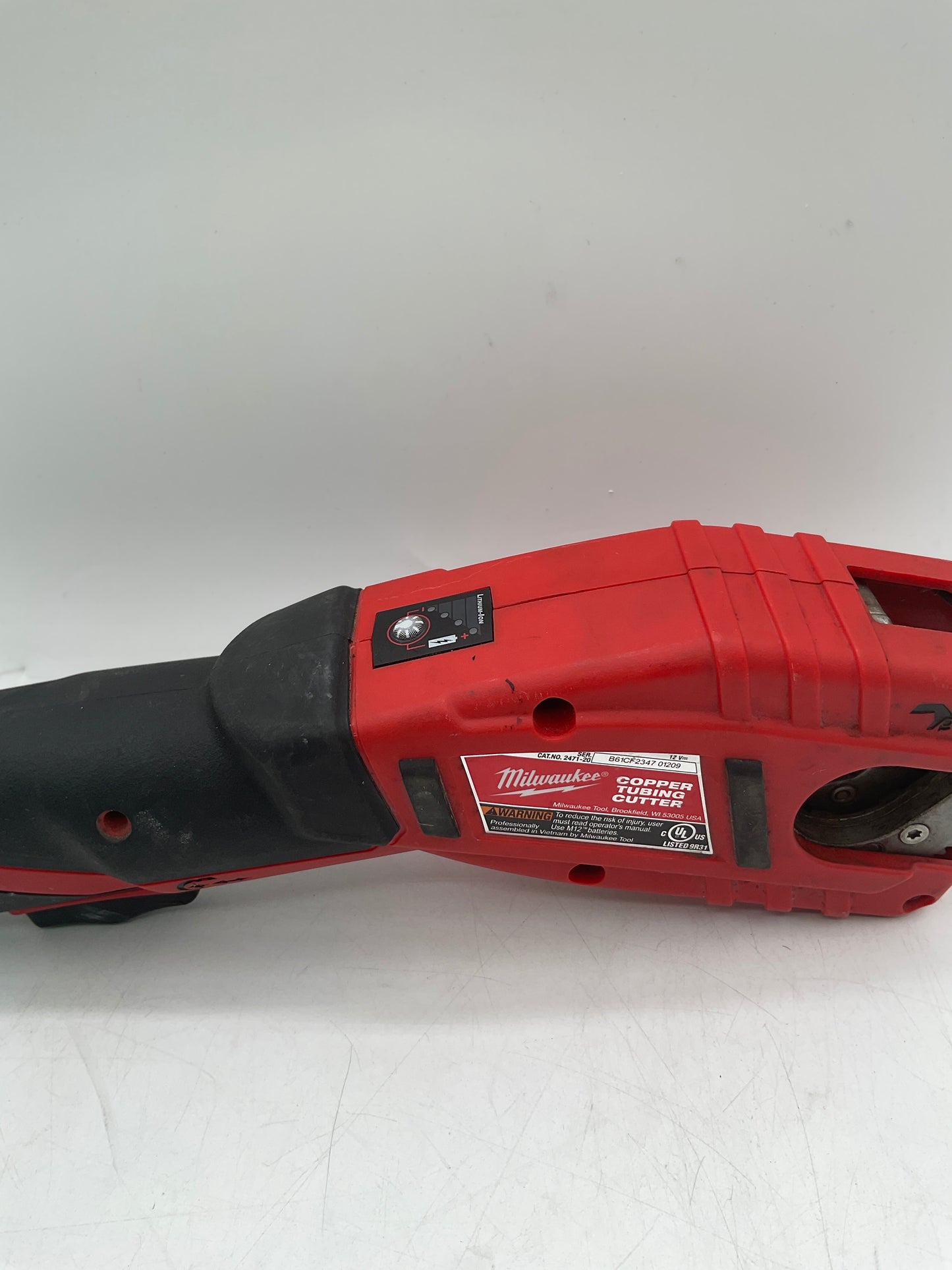 Milwaukee 2471-20 M12 Cordless Copper Tubing Cutter - Tool Only