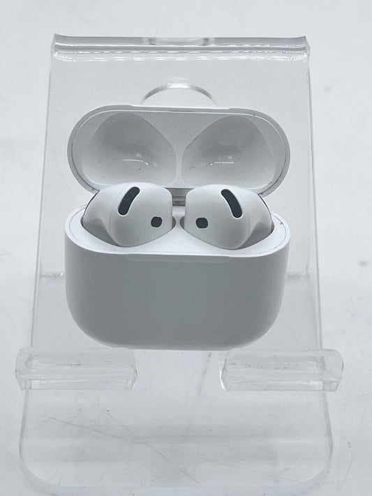 Apple Airpods 4th generation A3058 case, A3050 right bud, and A3053 left bud - White