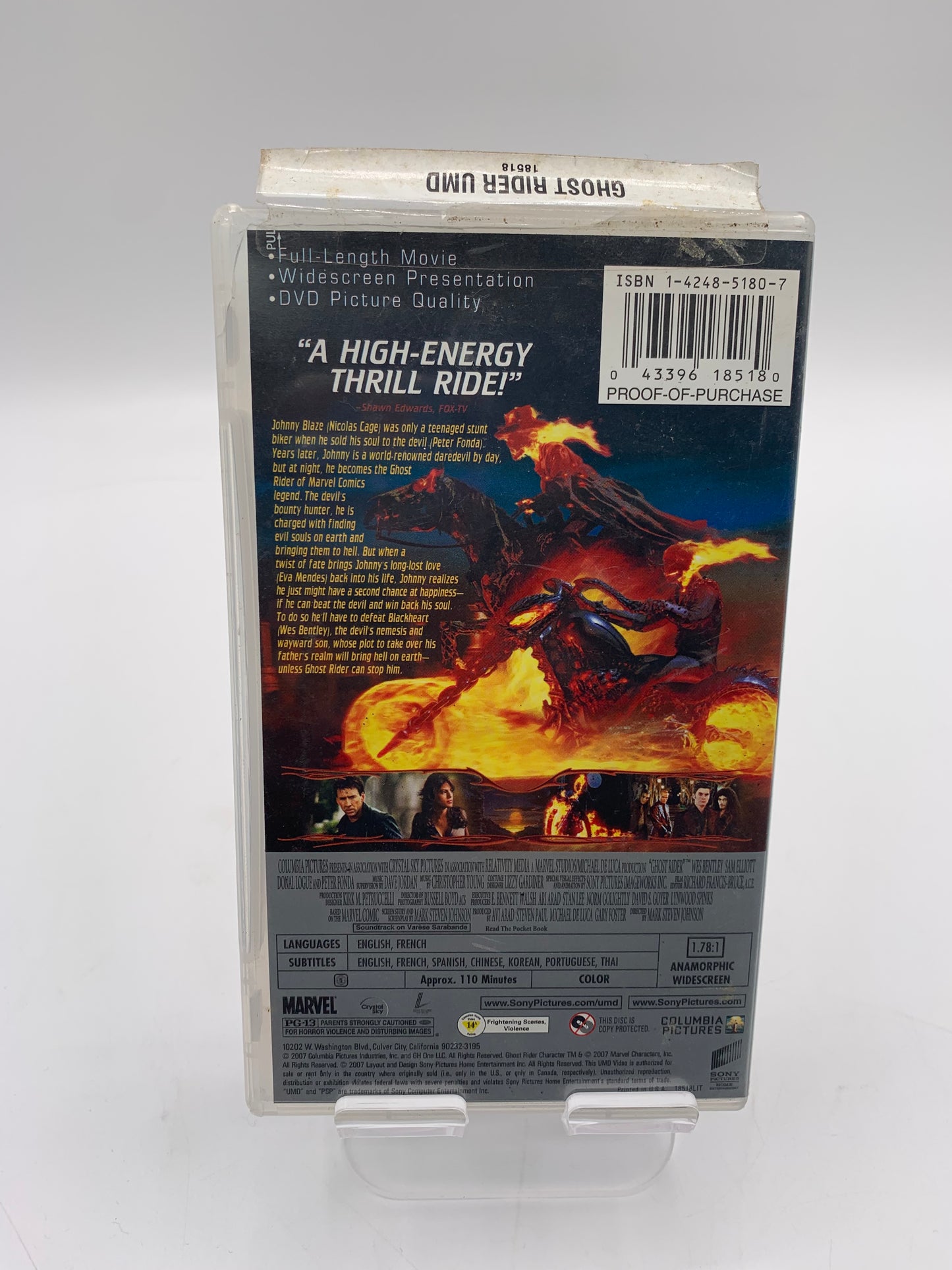 PSP Ghost Rider UMD Video Game - Free Shipping!