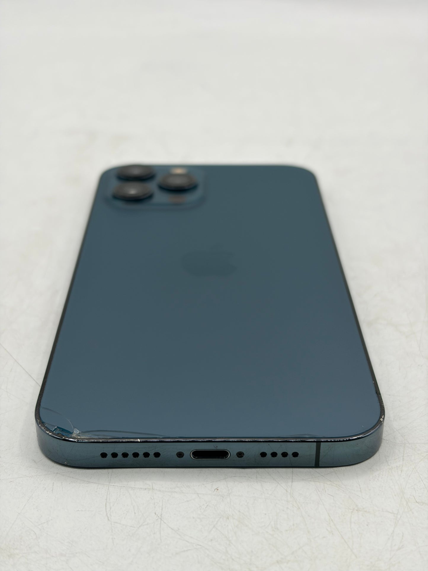 Unlocked Apple iPhone 12 Pro Max 128GB Blue A2342 MGCJ3LL/A READ