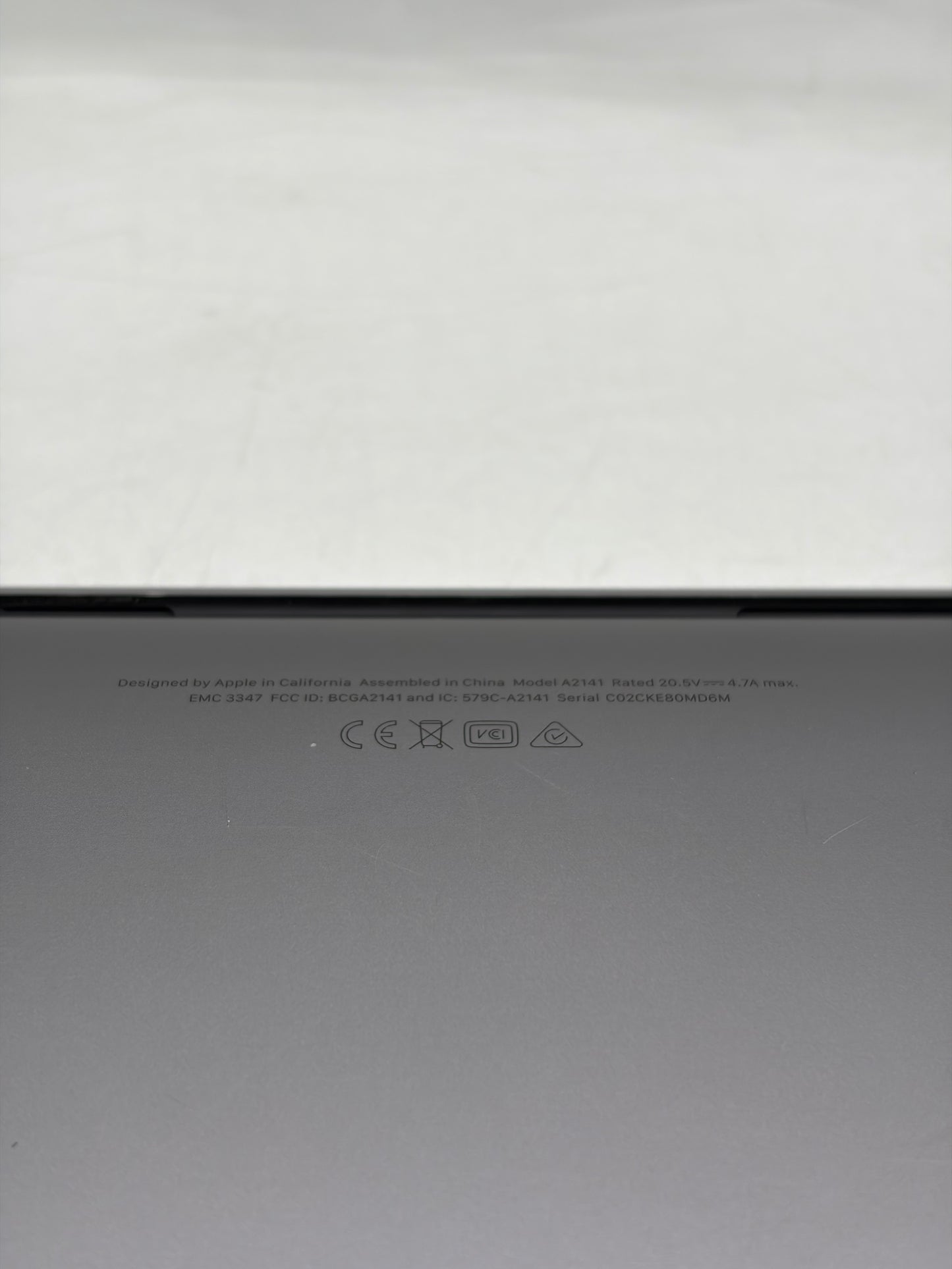 2019 Apple MacBook Pro 16" A2141 2.6GHz Intel Core i7 16GB RAM 512GB SSD Laptop