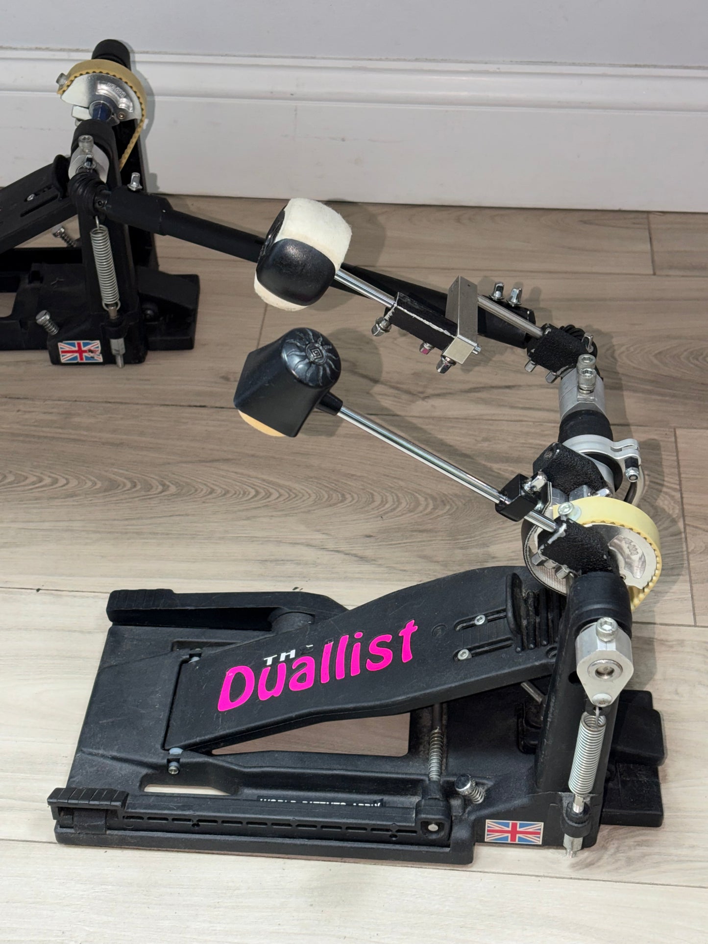 The Dualist D3 Triple Bass Drum Pedal Dual Belt Drive with Bass Attachments