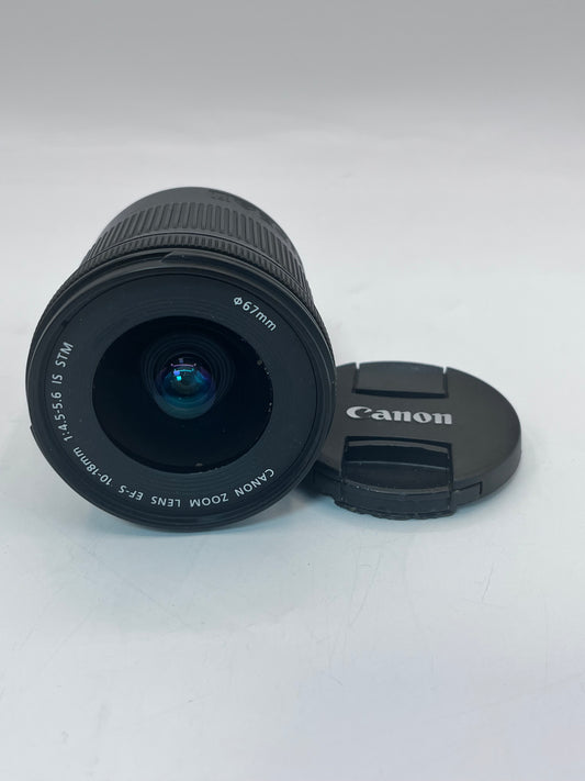 Canon EF-S 10-18mm F4.5-5.6 IS STM Camera Lens