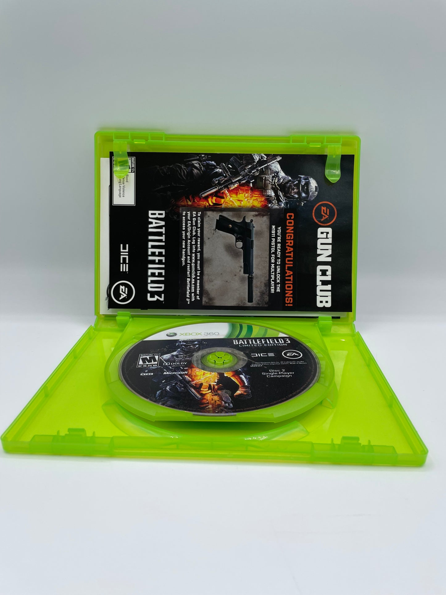 Xbox 360 Battlefield 3 Limited Edition Video Game - Used with Box