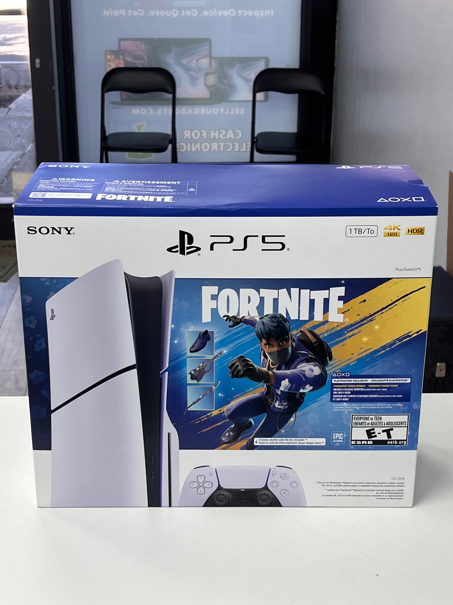 Sony PlayStation 5 Slim Disc CFI-2115 1TB Video Game Console - Black Open Box